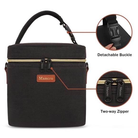 Breastmilk Cooler Bag with Ice Pack, Fits 6 Baby Bottles Up to 9 Ounce Insulated - Picture 5 of 7